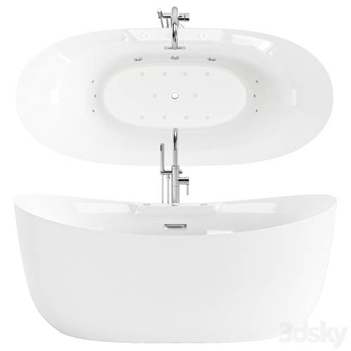 '3dsky Pro - WoodBridge Freestanding Air Whirlpool Bathtub' '3dsky Pro - WoodBridge Freestanding Air Whirlpool Bathtub'
