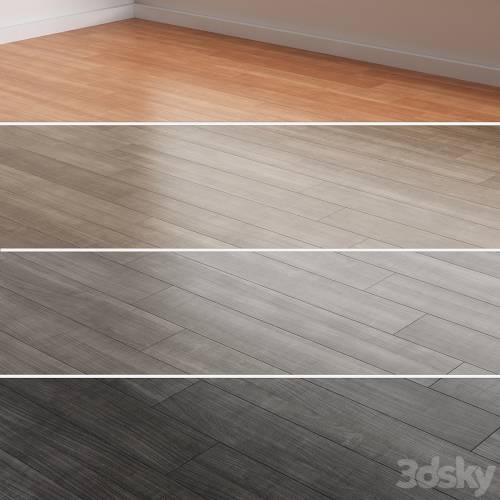 '3dsky Pro - Oak Flooring 4 colors 5 installation styles 09'