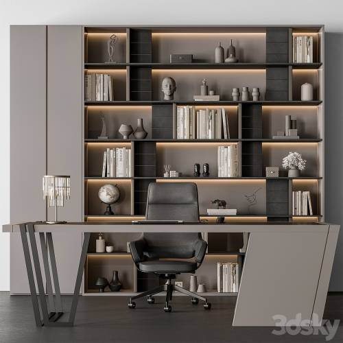 '3dsky Pro - Boss Desk - Office Furniture 516'