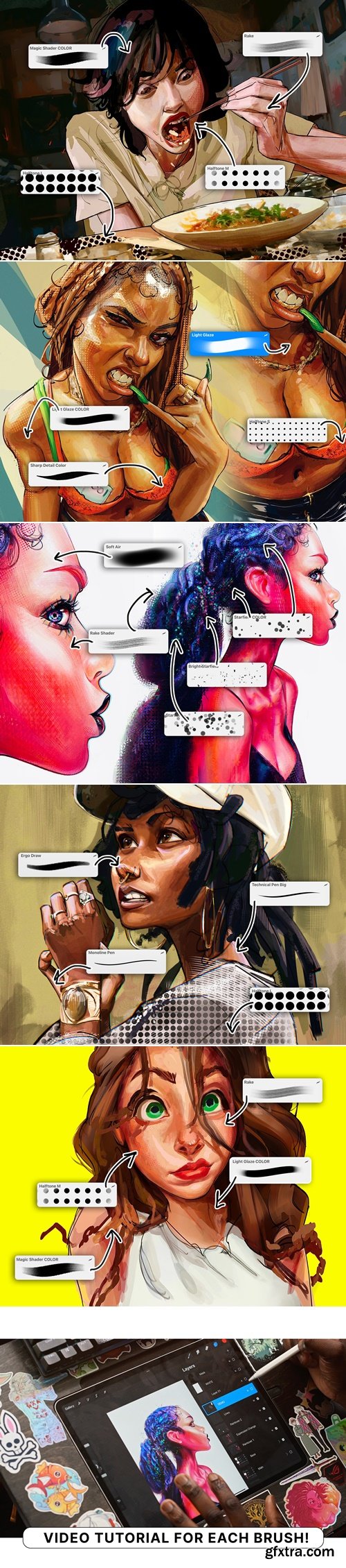 Gumroad - ergoREDUX PROCREATE Brushset!