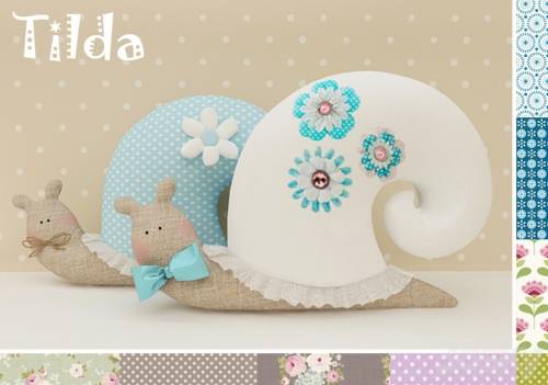 '3dsky Pro - Tilda Snail soft toy'
