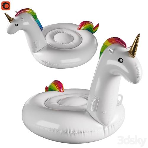'3dsky Pro - Inflatable unicorn circle'