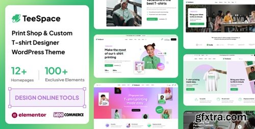 Themeforest - TeeSpace - Print Shop & Custom T-shirt Designer WordPress theme 42008514 v1.4.8