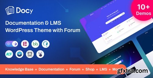 Themeforest - Docy - Premium Documentation, Knowledge base & LMS WordPress Theme with Forum 31370838 v3.4.4