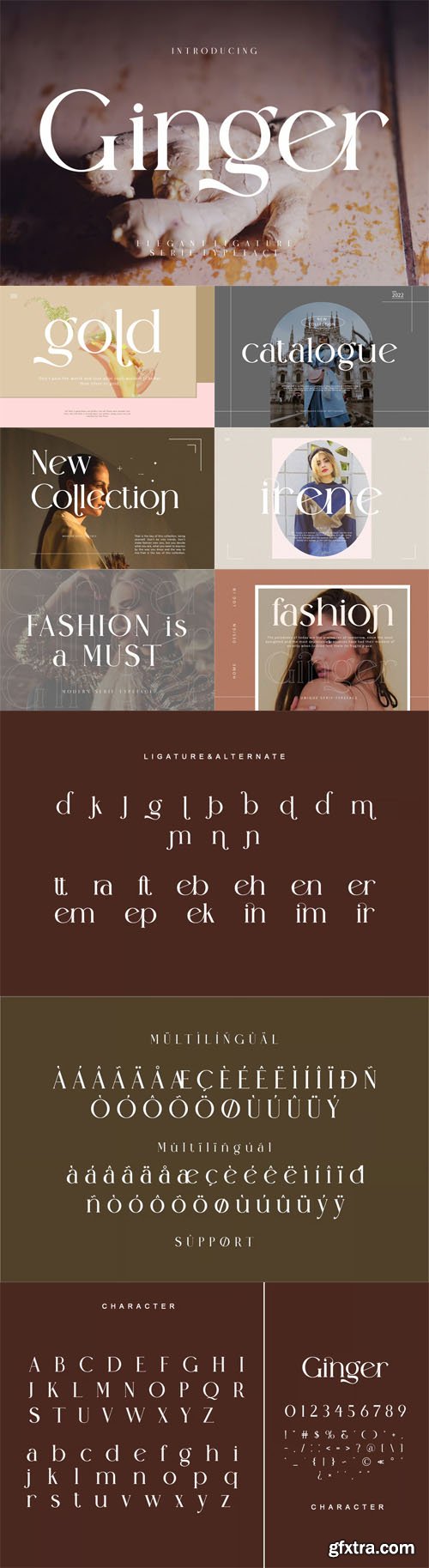 Ginger - Elegant Ligature Serif Typeface