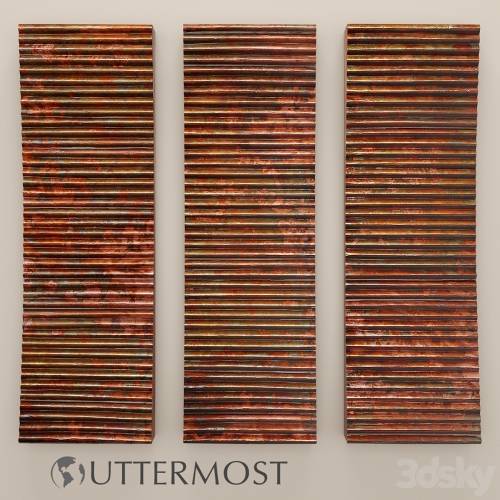 '3dsky Pro - Uttermost Adara Copper Wall Art - Set, copper, copper, patina, rust, loft, décor, wall decor, picture, metallic, panel, rust, modern art, art' '3dsky Pro - Uttermost Adara Copper Wall Art - Set, copper, copper, patina, rust, loft, décor, wall decor, picture, metallic, panel, rust, modern art, art'