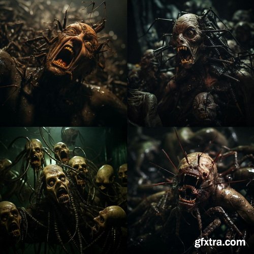 430 Midjourney Prompts for Horror: Vol 3