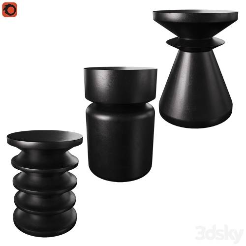 '3dsky Pro - Set of coffee tables Thilde, Alban, Sujua'