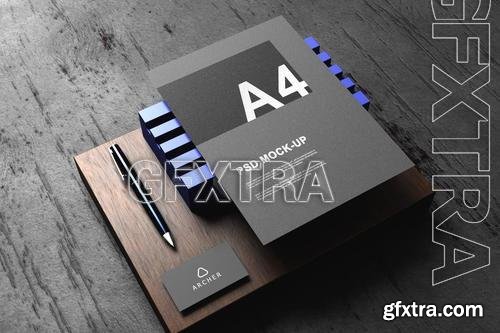 A4 Paper Mockup V3ZNM4C