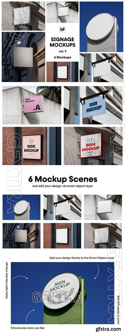 Signage Mockups vol.9 - Advertising JHWVJ5E
