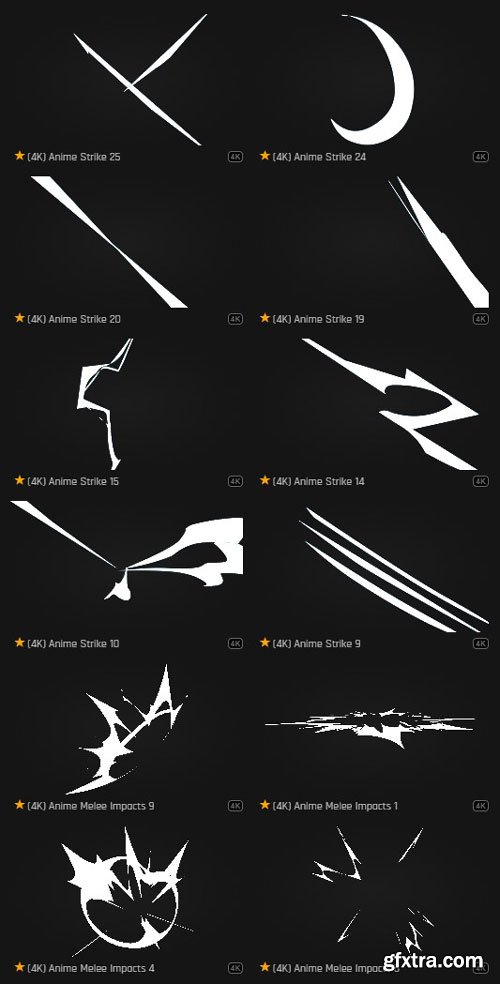ProductionCrate - Toon Strikes and Attacks - 87 4K VFX Items