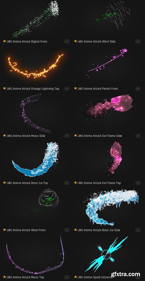 ProductionCrate - Toon Strikes and Attacks - 87 4K VFX Items