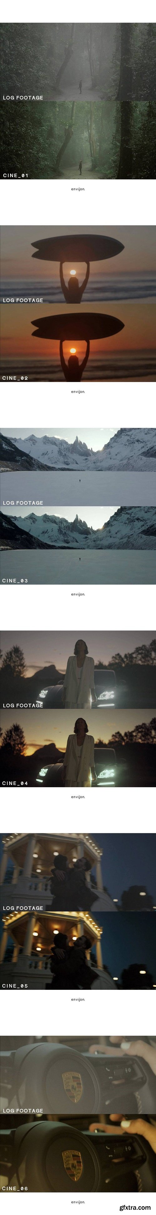 Envijon - Cinematic Video LUTs