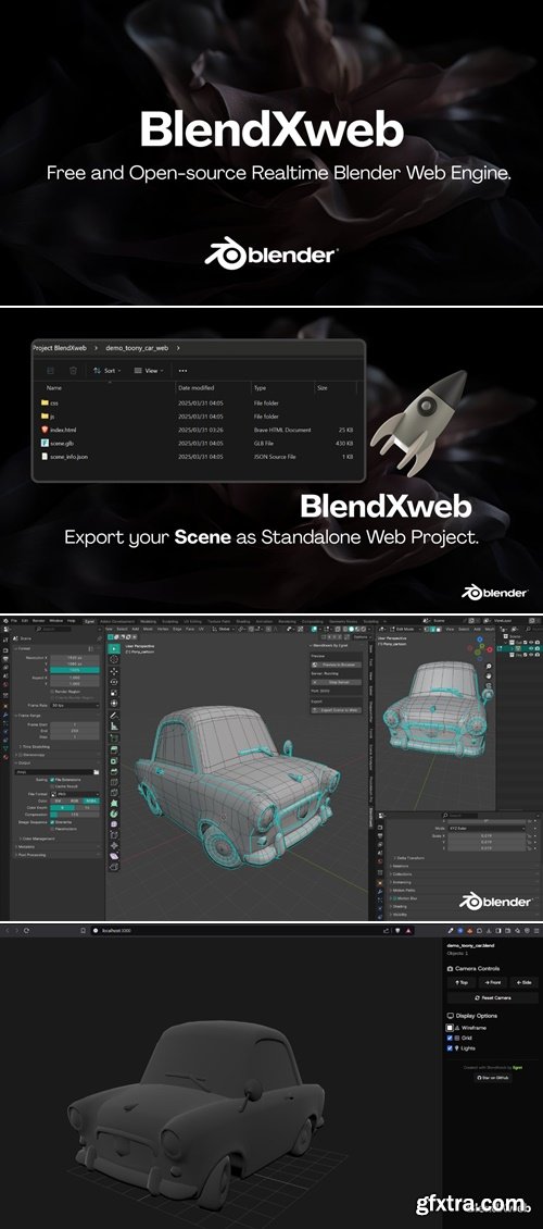 BlendXweb v1.0 for Blender BlendXweb v1.0 for Blender