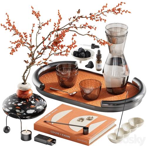 '3dsky Pro - Decorative set with branches ch10'