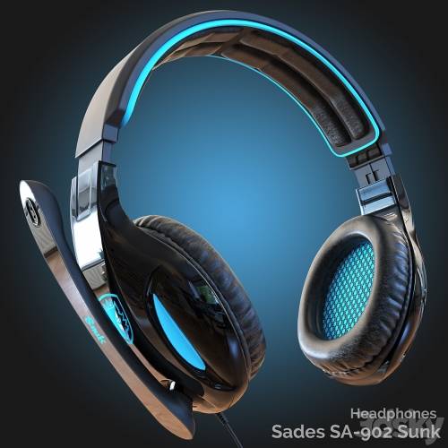 '3dsky Pro - Headphones Sades SA-902'