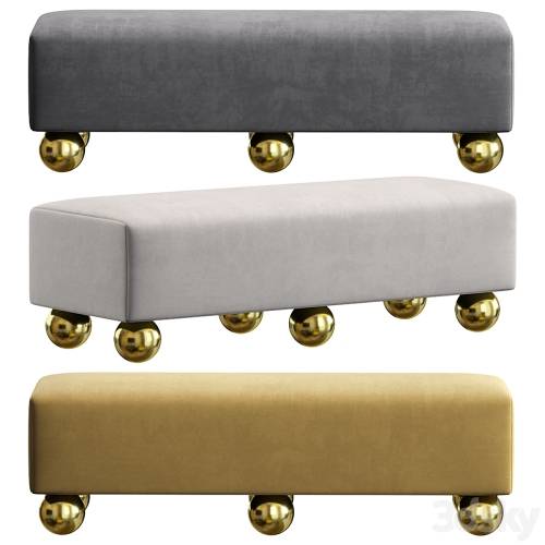 '3dsky Pro - Bench GLEN by Cazarina Interiors 3 Colors Version'