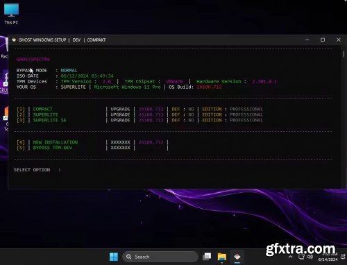Windows 11 Pro Lite 24H2 Build 26100.3476 March 2025 Ghost Spectre