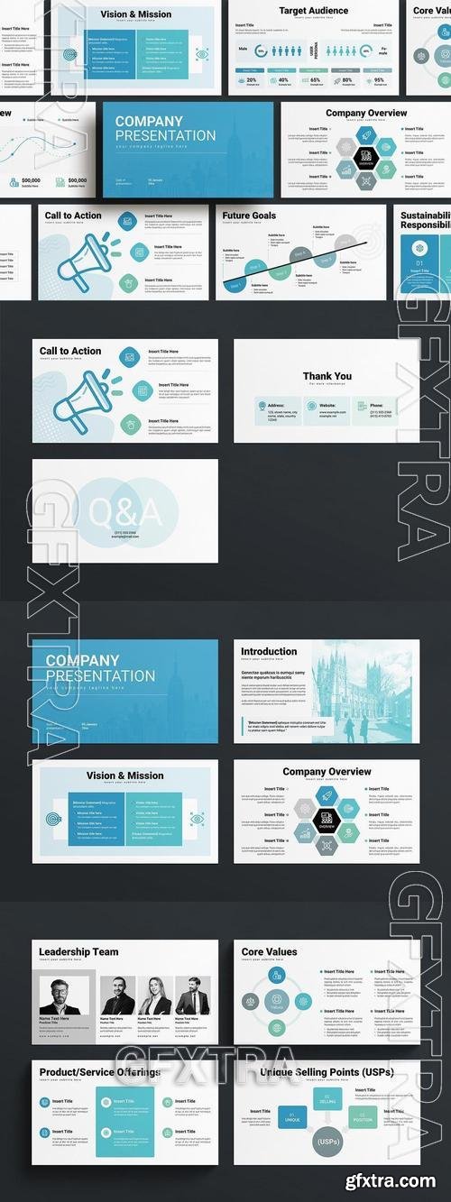 Company Profile PowerPoint Presentation Template U6AMFF3