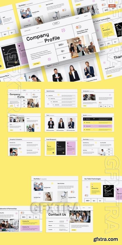 White Yellow Minimalist Company Profile Template LBK3HSL White Yellow Minimalist Company Profile Template LBK3HSL