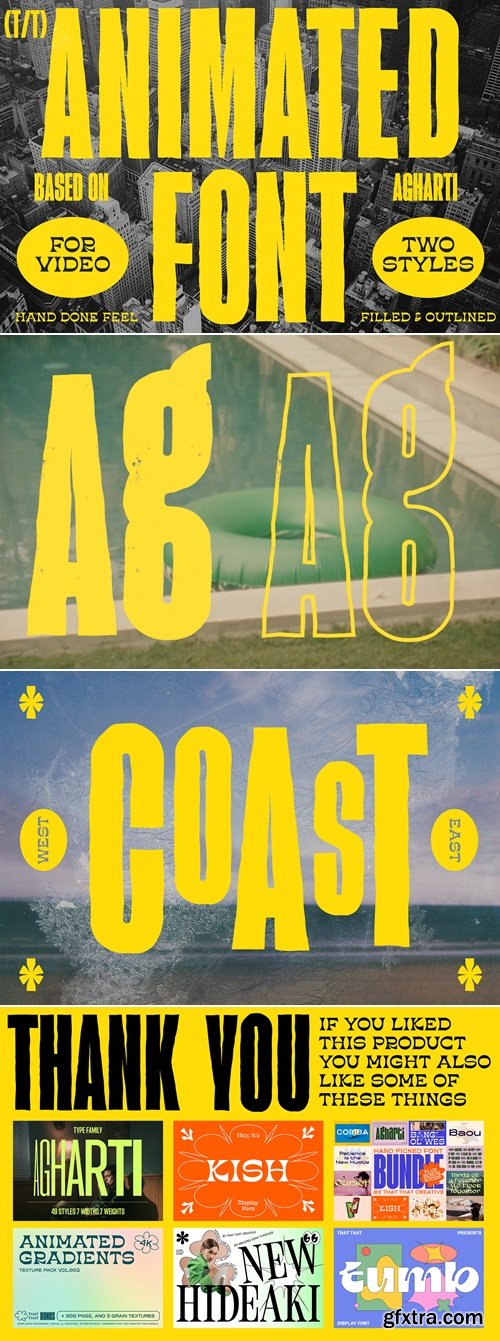 CM - Animated Font Agharti