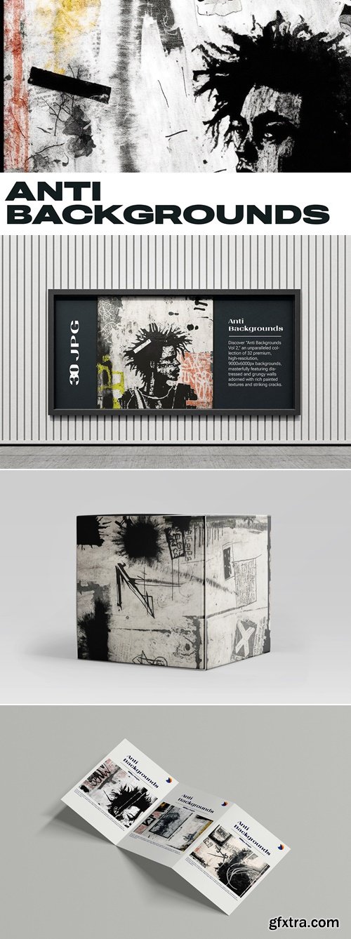 CreativeMarket - Anti Backgrounds Vol. II