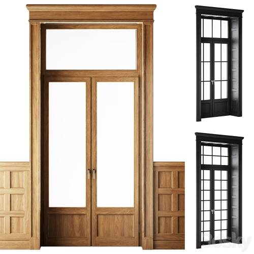 '3dsky Pro - Classical Wooden Window/Door'