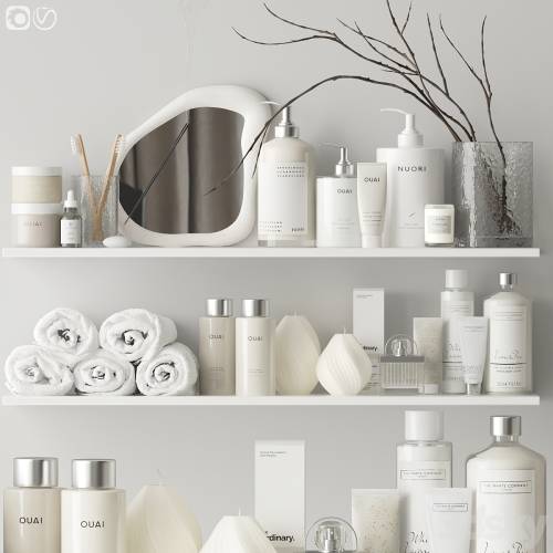 '3dsky Pro - Shelves with cosmetics and bathroom decor - 4' '3dsky Pro - Shelves with cosmetics and bathroom decor - 4'