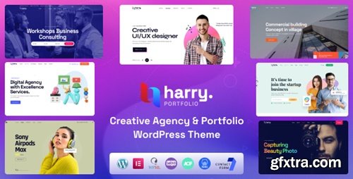 Themeforest - Harry - Creative Agency & Portfolio WordPress Theme + RTL 43384980 v1.2.5