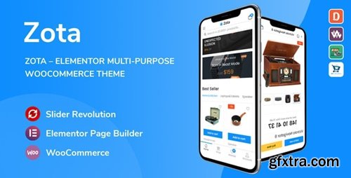 Themeforest - Zota - Elementor Multi-Purpose WooCommerce Theme 30290828 v1.3.1