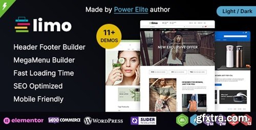Themeforest - Limo WP - Elementor Multi-purpose WooCommerce Theme 24163782 v3.1.0