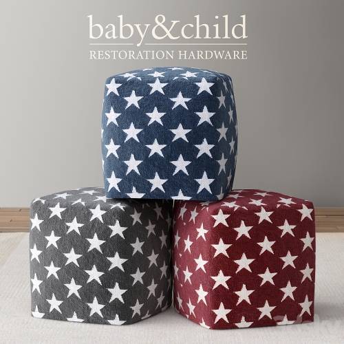 '3dsky Pro - RH / LIBERTY STAR POUF'