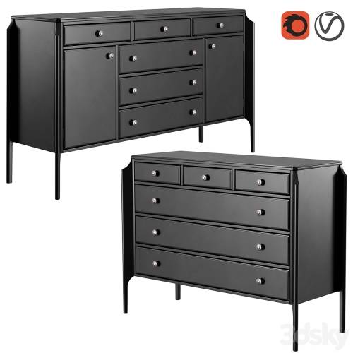 '3dsky Pro - Dantone Home Chest of drawers Le Visage'