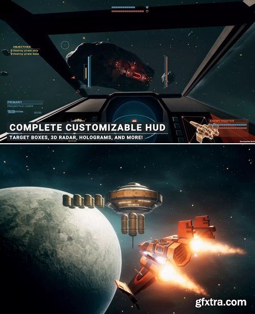 Unity Assetstore - Space Combat Kit v2.9.6