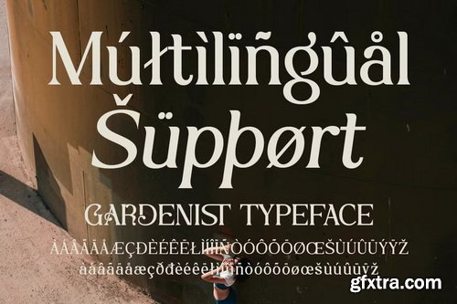CreativeMarket - Gardenist - Decorative Serif Font
