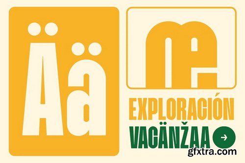 CreativeMarket - Kanuraga - Condensed Sans Font