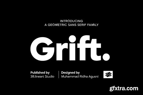 CreativeMarket - Grift - Geometric Typeface