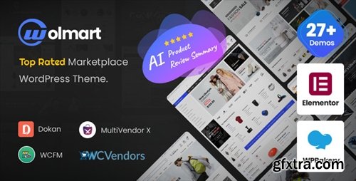 Themeforest - Wolmart | Multi-Vendor Marketplace WooCommerce Theme 32947681 v1.8.6
