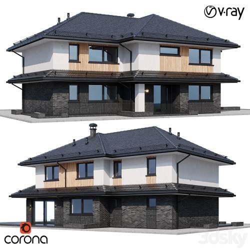 '3dsky Pro - modern house 24' '3dsky Pro - modern house 24'