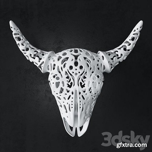 3dsky Pro - Buffalo_3D_Skull_Tallado