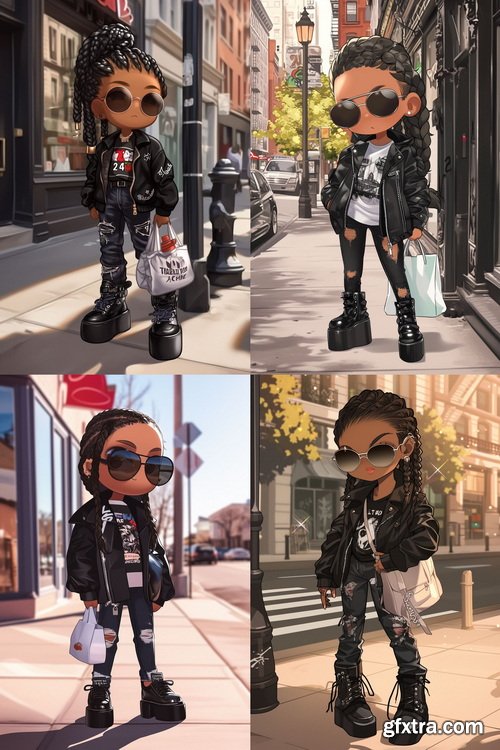 421 Ai Art Prompts for Chibi Fashion Vol 2