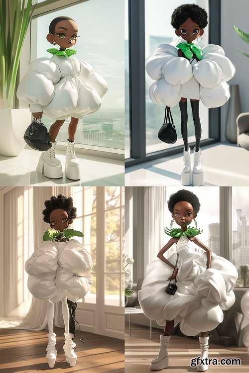 421 Ai Art Prompts for Chibi Fashion Vol 2