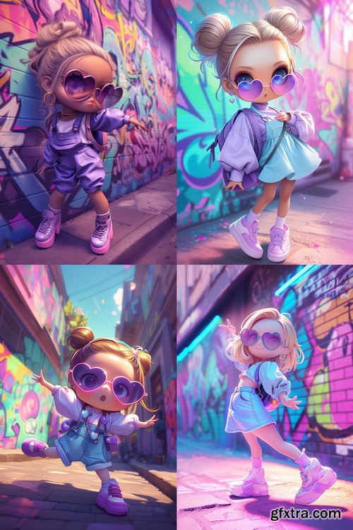 421 Ai Art Prompts for Chibi Fashion Vol 2