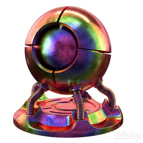 '3dsky Pro - Rainbow metal material' '3dsky Pro - Rainbow metal material'
