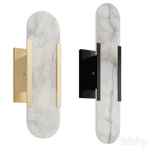 '3dsky Pro - Geometric Harmony Alabaster Wall Lamp' '3dsky Pro - Geometric Harmony Alabaster Wall Lamp'