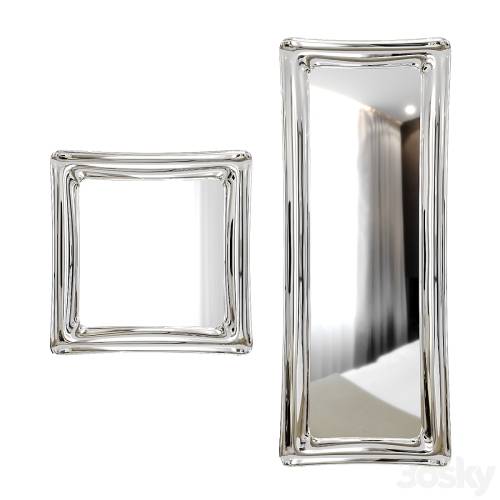 '3dsky Pro - Wall mirror Sinuo modern mirror by Riflessi' '3dsky Pro - Wall mirror Sinuo modern mirror by Riflessi'