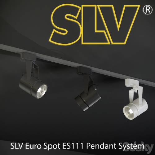 '3dsky Pro - SLV Euro Spot ES111 Pendant System'