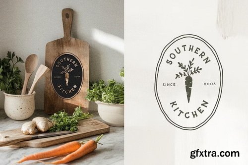 CreativeMarket - Hearth & Harvest Rustic Font Duo
