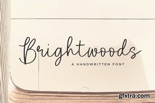 CreativeMarket - Brightwoods - Handwritten Font