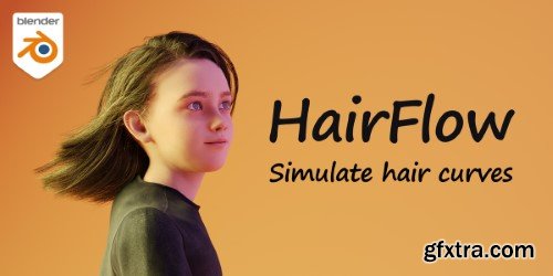 Blender Market - Hairflow - Simulate Blender's New Hair System v1.2.1